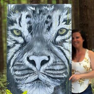 Tiger 30″X48″