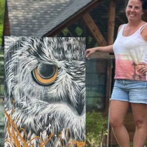 Gros yeux 30&Prime;x48&Prime;