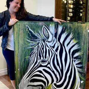 Zebra 40″x48″