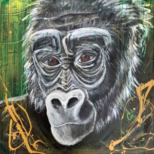 Gorilla 36″x36″