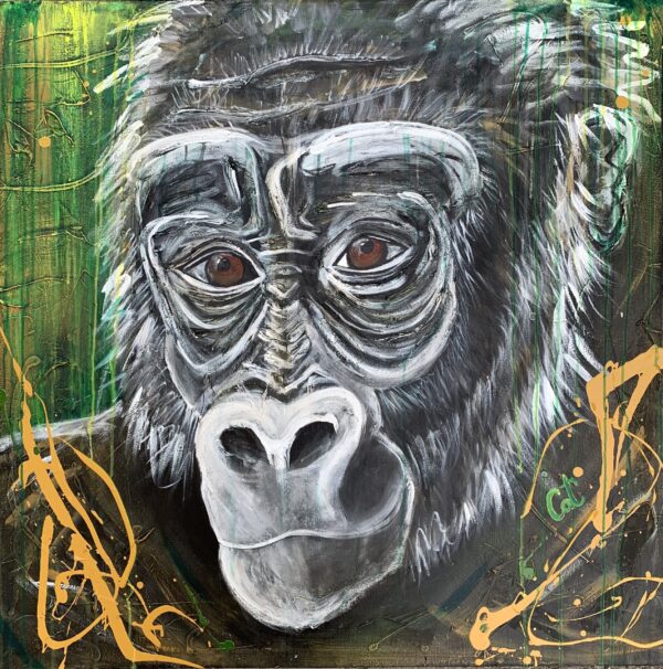 Gorilla 36"x36"