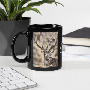 Mug brillant noir