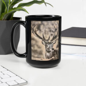 Mug brillant noir