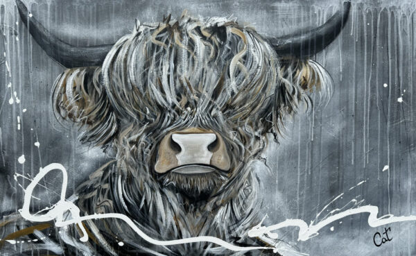 Highland Cow 48"x30"