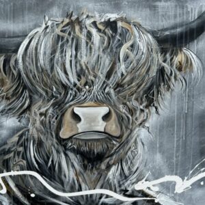 Highland Cow 48&Prime;x30&Prime;