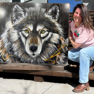 Au Loup 48&Prime;x36&Prime;